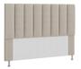 Imagem de Cabeceira Estofada Cama Box Casal 140 cm Carla - Bege