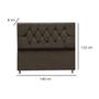 Imagem de Cabeceira Estofada Cama Box Casal 140 cm Suede Ayla