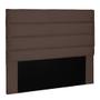 Imagem de Cabeceira Estofada Cama Box Casal King Size La Italian 195cm Suede Café - Desk Design