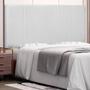 Imagem de Cabeceira Estofada Cama Box Casal Queen Size Ravenna 160cm Corano Branco - Abmaza