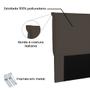 Imagem de Cabeceira Estofada Cama Box Casal Queen Size Veneza 160cm Suede Café - Desk Design