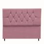 Imagem de Cabeceira Estofada Cama Box King 195 cm Aurora Suede Rose