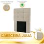 Imagem de Cabeceira Estofada Cama Box Solteiro 0.90 Julia Suede Speciale Home