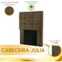 Imagem de Cabeceira Estofada Cama Box Solteiro 0.90 Julia Suede Star Confort
