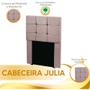 Imagem de Cabeceira Estofada Cama Box Solteiro 0.90 Julia Veludo Speciale Home