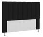 Imagem de Cabeceira Estofada Cama Box Solteiro 90 cm Carla - Preto