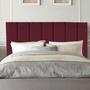 Imagem de Cabeceira Estofada Cama Box Solteiro 90 cm Paolla Suede