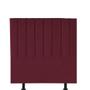 Imagem de Cabeceira Estofada Casal 140CM Karla Suede Bordo - D A DECOR