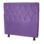 Imagem de Cabeceira Estofada Casal Para Cama Box Queen 160 cm Roxo Livia Mafer