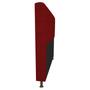 Imagem de Cabeceira Estofada Dama 140 cm Casal Com Botonê Corano Vermelho - ADJ Decor