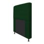 Imagem de Cabeceira Estofada Dama 90 cm para Cama Solteiro com Botonê  Suede Verde - Damaffê Móveis