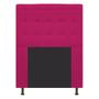 Imagem de Cabeceira Estofada Dama 90 cm Solteiro Com Botonê  Suede Pink - Damaffê Móveis