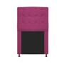 Imagem de Cabeceira Estofada Dama Capitonê 90 cm para Cama Box Solteiro Sintético Pink para Quarto - AM Decor