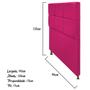 Imagem de Cabeceira Estofada Damares 90 cm para Cama Solteiro com Botonê  Suede Pink - KDAcanto Móveis