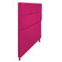 Imagem de Cabeceira Estofada Damares 90 cm para Cama Solteiro com Botonê  Suede Pink - KDAcanto Móveis