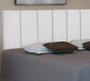 Imagem de Cabeceira Estofada de Cama Box Casal 140 x 61 cm Dubai Branco - MagL