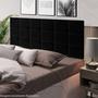 Imagem de Cabeceira Estofada de Cama Box Casal 140 x 68 cm Calipha Preto Sintetico - MagL