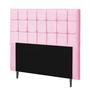 Imagem de Cabeceira Estofada Espanha 90CM Solteiro Strass material sintético Rosa - D A DECOR