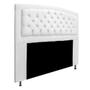 Cabeceira Estofada Geovana 195 cm King Size Com Capitonê Suede Branco - Damaffê Móveis - DAMAFFE MÓVEIS Imagem de Cabeceira Estofada Geovana 195 cm King Size Com Capitonê Suede Branco - Damaffê Móveis