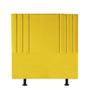 Imagem de Cabeceira Estofada Grécia 100cm Solteiro Para Cama Box Quarto material sintético Amarelo - Ahazzo Móveis