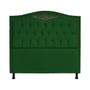 Imagem de Cabeceira Estofada Kate Casal 140 cm para Cama Box Suede Verde - W&D Decor