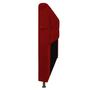 Imagem de Cabeceira Estofada Lady 140 cm para Cama Casal com Capitonê  Suede Vermelho