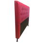 Cabeceira Estofada Lady com Botões de Strass para Cama Box Casal 140cm material sintético Vermelho - KDAcanto Imagem de Cabeceira Estofada Lady com Botões de Strass para Cama Box Casal 140cm material sintético Vermelho