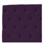 Imagem de Cabeceira Estofada Liverpool 140 cm Casal Suede Roxo - ADJ Decor