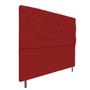 Imagem de Cabeceira Estofada Liverpool 160 cm Queen Size Corano Vermelho - ADJ Decor