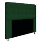 Imagem de Cabeceira Estofada Mel 195 cm King Size Com Botonê Suede Verde - ADJ Decor