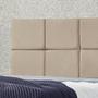 Imagem de Cabeceira Estofada Para Cama Casal Box 1,40 Bella - Areia Suede - Lojas RPM