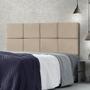 Imagem de Cabeceira Estofada Para Cama Casal Box 1,40 Bella - Areia Suede - Lojas RPM