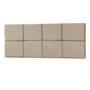 Imagem de Cabeceira Estofada Para Cama Casal Box 1,40 Bella - Areia Suede - Lojas RPM