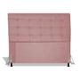 Imagem de Cabeceira Estofada Rubi 90 cm Para Cama Box Quarto Solteiro Suede Rose