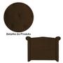 Imagem de Cabeceira Estofada Sienna Para Cama Box Queen 160 Cm Suede Marrom - LM DECOR