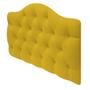 Imagem de Cabeceira Estofada Suspensa Imperatriz 195 cm King Size Suede Amarelo - Amarena Móveis