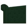 Imagem de Cabeceira Estofada Veneza 140 cm Casal Suede Verde - ADJ Decor