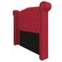 Imagem de Cabeceira Estofada Veneza 195 cm King Size Suede Vermelho - ADJ Decor