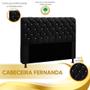 Imagem de Cabeceira Fernanda 1,60 para Cama Box Queen - Veludo