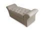 Imagem de Cabeceira Geovana e Calçadeira Veneza Estofada Queen 160cm Suede Bege - DL Decor