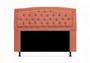 Imagem de Cabeceira Geovana Para Cama Box King 195 cm Suede Coral - DL Decor