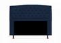 Imagem de Cabeceira Geovana Para Cama Box Queen 160 cm Suede Azul Marinho - DL Decor