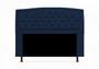 Imagem de Cabeceira Geovana Para Cama Box Queen 160 cm Suede Azul Marinho - LM DECOR