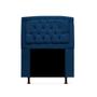 Imagem de Cabeceira Geovana Para Cama Box Solteiro 120cm com Capitonê Suede - Ecotec Decor