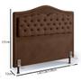 Imagem de Cabeceira Holanda 1,40 2.0 c/ Design Retro Veludo Speciale Home