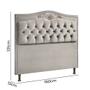 Imagem de Cabeceira Holanda 1,60 para Cama Box Queen -  Veludo