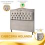 Imagem de Cabeceira Holanda 195cm King Size Estofada Veludo Star Confort