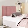 Imagem de Cabeceira Isis Painel Dobrável Modulada Cama Box Solteiro 0,90 cm Rose