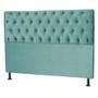 Imagem de Cabeceira Jade 100 Cm Para Cama Box Suede Azul Tiffany