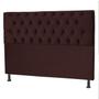 Imagem de Cabeceira Jade 100Cm Para Cama Box Solteiro Suede Bordô